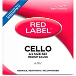 Super Sensitive Red Label Series Cello String Set 4/4 Size, Medium. Fixed Price $64.99.