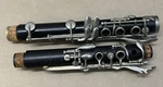 Vintage Selmer Bundy Wood Bb Clarinet Upper And Lower Joints. Fixed Price $79.00.