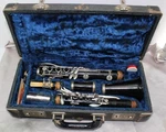 Vintage Selmer Bundy Goldentone Resonite Clarinet 162903 Case. Fixed Price $105.00.