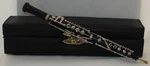 Oboe Blackwood Handmade Miniature Music Instrument 6.25" W/ Case & Display Stand. Fixed Price $19.80.