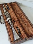 Vintage King American Standard Silverplated Brass Clarinet Circa 1920S Usa. Fixed Price $299.00.