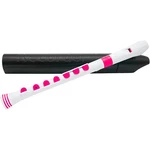 Nuvo Recorder+ German Fingering With Hard Case White/pink. Fixed Price $17.99.