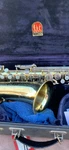 Conn Alto Saxophone Eb Key With Case, Stand, Mouthpiece, Strap, Reeds. Fixed Price $475.38.