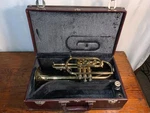 Vintage Holton Collegiate Cornet Model C605 W/case Brass. Fixed Price $74.99.