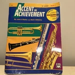 Alfred Accent On Achievement 1 B-flat Clarinet Bk/cd. Fixed Price $6.99.
