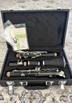 Glarry 17 Key Bakelite Nickel-plated Black Student Bb Clarinet. Fixed Price $250.00.