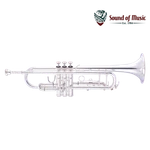 John Packer JP151S Silver Bb Trumpet Outfit. Fixed Price $1114.00.