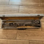 Vintage Pedler Metal Clarinet Elkhart Indiana Usa (unknown Condition) & Case. Fixed Price $199.99.