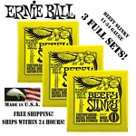 ** 3 Sets! Ernie Ball Beefy Slinky Electric Guitar Strings 2627. Fixed Price $17.98.