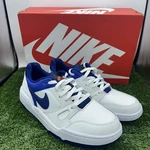 Nike Full Force Low FB1362-104 Men Summit White/deep Royal Blue Sneaker Size 9.5. Fixed Price $68.94.