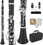 Bb For Beginners, Band & Orchestra 17 Keys Flat Student Clarinets Set. Fixed Price $104.99.