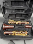 Backun Model Professional Bb Clarinet Cocobolo Wood, Gold Plated Keys. Fixed Price $3500.00.