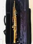 Yamaha YSS-475 Soprano Saxophone Excellent Condition Used With Case Mouthpiece. Fixed Price $1960.00.