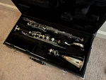 (used) Jupiter JBC1000 Bb Bass Clarinet. Fixed Price $1800.00.