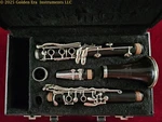 Penzel Mueller Pacemaker Intermediate Model Clarinet Circa 1940S. Fixed Price $395.00.