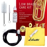 Libretto Low Brass Cleaning Kit Valve Oil Grease Brushes For Tuba & More. Fixed Price $27.66.