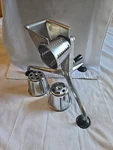 Vtg Saladmaster? Food Processor Manual Slicer Shredder Machine 3 Cones Read Desc. Fixed Price $26.10.