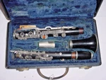 Vintage Kohlert Sohne Graslitz Wood Clarinet Key Of Czechslovakia 1930S/50S. Fixed Price $695.00.