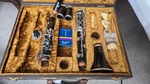 Wooden Selmer Series 10 (?) Clarinet, 2 Barrels, Orig. Mp & Double Case. Fixed Price $999.00.