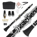 Yinfente Bb Clarinet For Beginner 17 Key Nickel-plated Ebonite Flat Clarine.... Fixed Price $134.62.