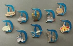 Key To Disneyland 70TH Anniversary Gold New Glitter Pin - You Choose. Fixed Price $55.00.
