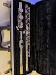 Vintage Bundy Selmer Concert Flute With Black Case Serial No 484902. Fixed Price $90.00.