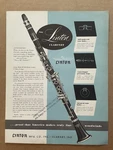 Vintage Linton Clarinet Brochure Elkhart Indiana Woodwind Reed Mouthpiece Case. Fixed Price $24.99.