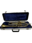 Vintage Buescher Aristocrat Student Trumpet Bb Brass W/ Case Mouthpiece Usa Gold. Fixed Price $154.99.