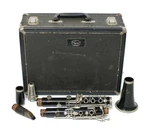 Vintage Made West Germany Evette Clarinet With Hard Carry Case. Fixed Price $90.95.