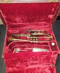 Reynolds Emperor Cornet & Antique Vintage Cg Conn Mute W/ Case. Fixed Price $199.80.
