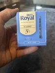 Rico Royal 3.5 French File Cut Bb Clarinet Reeds 7-PACK RCB1035. Fixed Price $12.99.