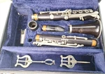 Vintage Noblet Paris Wooden Clarinet W/deluxe Case # 83135. Fixed Price $117.18.