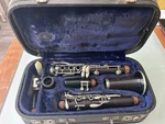 Vintage Wooden Jean Martin Clarinet. Made France By Freres. With Case.. Fixed Price $165.00.