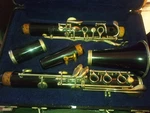 Vintage Selmer Bundy Wood Bb Clarinet With Case And Joint Grease. Fixed Price $130.00.