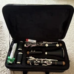 Prelude Bb Clarinet Composite Black High Polish With Case & Care Kit. Fixed Price $100.00.