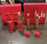 Valentino Rosso Couture Lipstick Set Red & 2 Refills. Fixed Price $150.00.
