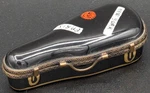 Limoges France Peint Main Violin & Case Marque D Pos 3 Porcelain. Fixed Price $119.99.