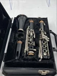 Vito Student Black Silver Open Hole Alto Clarinet With Hard Case And Mouthpiece. Fixed Price $7.99.