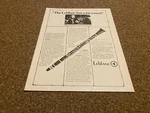 JBF24 Advert 11X8 Leblanc Duet N0.4 Featuring Pete Fountain & Clarinet. Fixed Price $12.08.