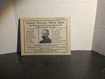 Favorite March Book John Philip Sousa Music Late 1800S Eb Clarinet. Fixed Price $22.00.