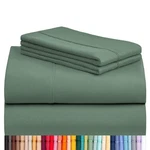 Luxclub 4 Pc King Set, Breathable Luxury Bed Sheets, Deep Pockets 18" W.... Fixed Price $52.94.
