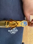 Selmer Supreme Alto Sax Neck Dark Gold Lacquer. Fixed Price $425.00.