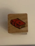 New Jo Ann Book Wood Mounted Rubber Stamp RS82. Fixed Price $8.25.