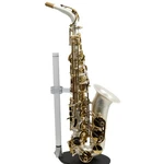 Antigua Winds Model AS4248SQ 'powerbell' Alto Saxophone - Satin Silver/gold Keys. Fixed Price $1699.00.