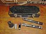 Vintage Penzel Mueller Clarinet New York Key Of B Grenadilla Wood. Fixed Price $495.00.