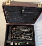 Yamaha 450N Wooden Clarinet With Nickel Plated Keys - Black. Fixed Price $650.00.