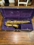 Vintage 1924 Buescher True Tone Alto Saxophone Low Pitch Original Case Elkhart. Fixed Price $598.00.