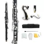 Low Bass Clarinet Bb Flat Synthetic Wood Nickel Plated Keys Ready To Play. Fixed Price $996.00.