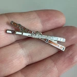 Vintage Crossed Flutes Woodwinds Enamel Lapel Pin Orchestra Band Music Teacher. Fixed Price $14.95.