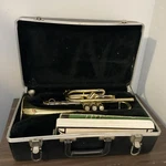 Vintage Conn Director Cornet W/ Case Serial #P-78282 For Parts/repair Read. Fixed Price $74.99.